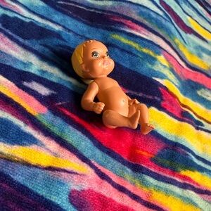 Baby Doll Figure in Tan with Blonde Hair - Kids Toys